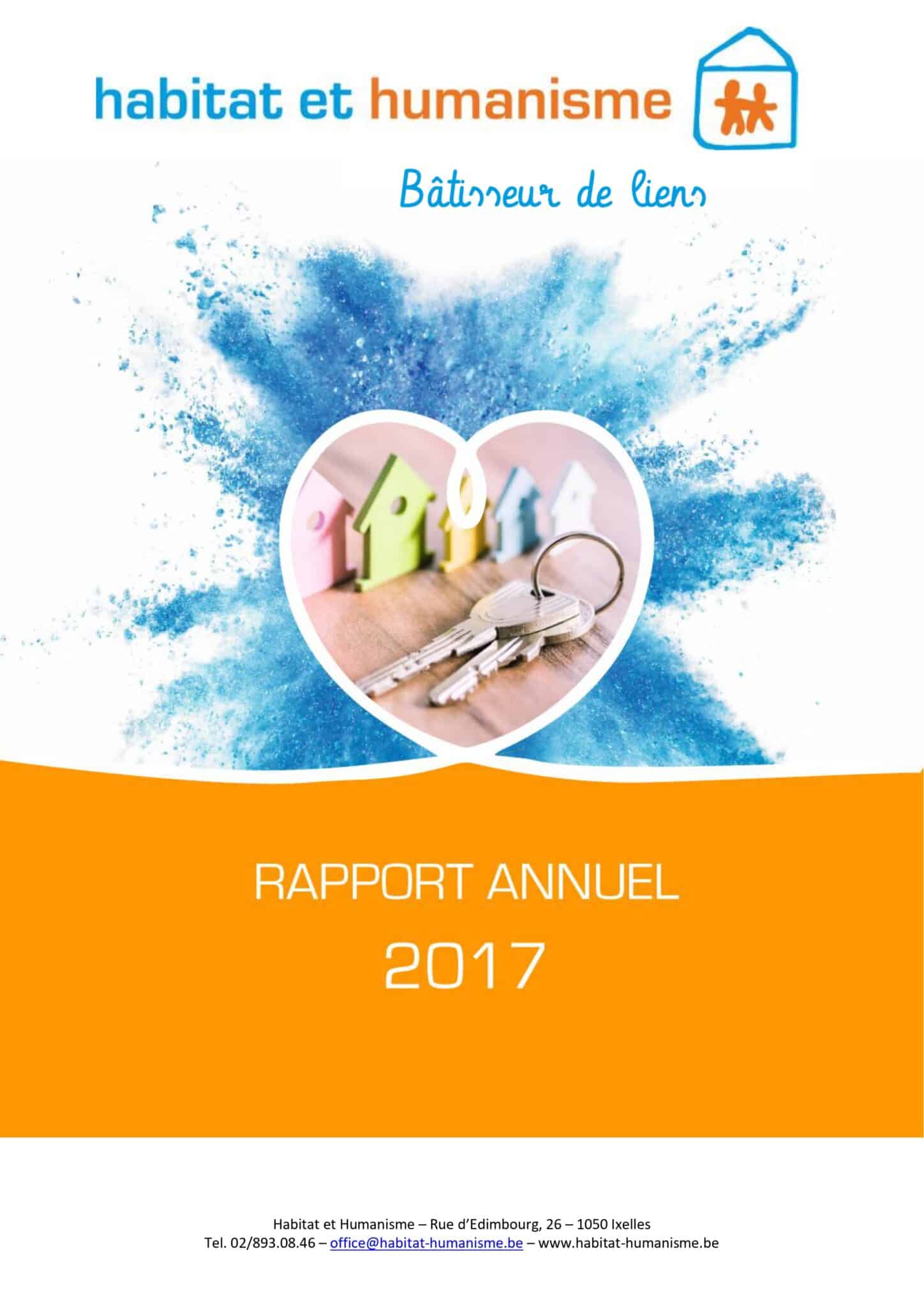 Nos rapports d'activités Habitat Humanisme Belgique